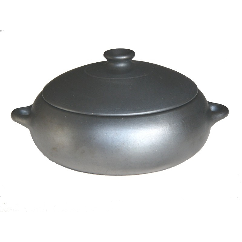 Cocotte en terre cuite avec couvercle 3,5 L 28,5 x 16 x 27 cm (2 Unités) -  NAcloset